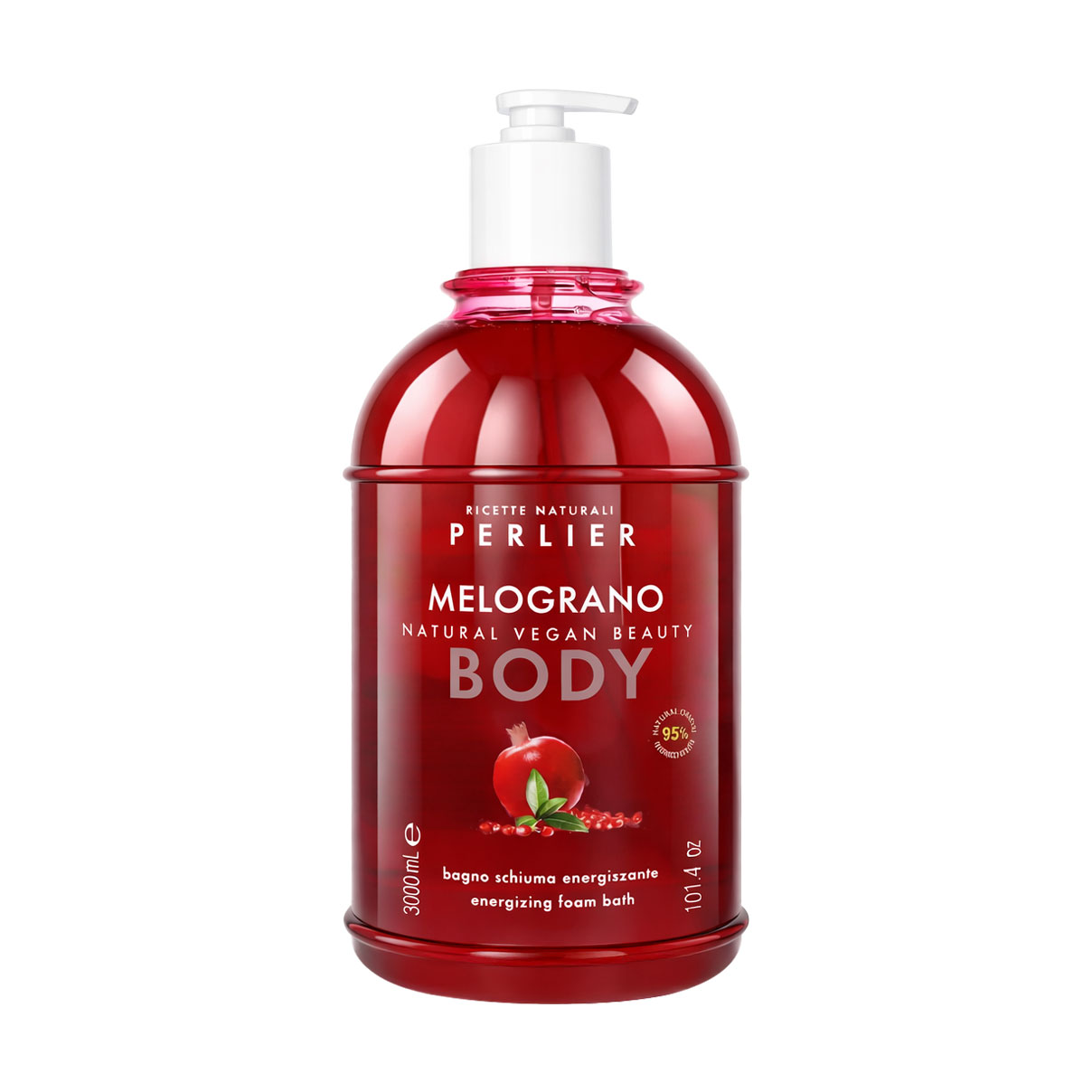 Піна для ванни Perlier Energizing Foam Bath, Pomegranate, 3 л